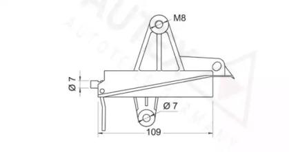 Autex 631272 Tensioner assy belt