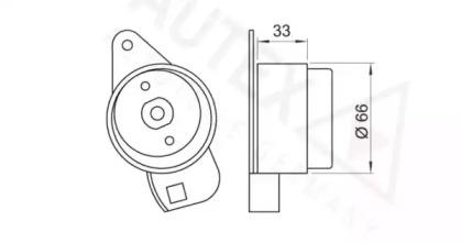Autex 641337 Ролик натяжителя Autex 641337 Ролик натяжителя