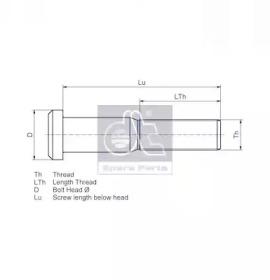 Diesel Technic 4.40087SP Болт крепления колеса