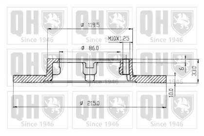 Quinton Hazell BDC3740 Brake disc Quinton Hazell BDC3740 Brake disc