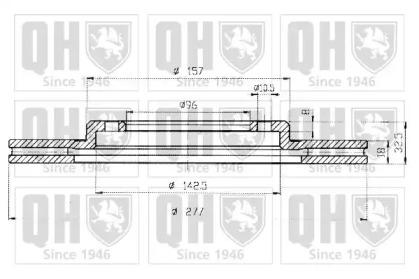 Quinton Hazell BDC3743 Brake disc Quinton Hazell BDC3743 Brake disc