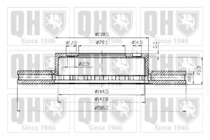 Quinton Hazell BDC3804 Brake disc Quinton Hazell BDC3804 Brake disc