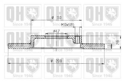 Quinton Hazell BDC3850 Brake disc Quinton Hazell BDC3850 Brake disc