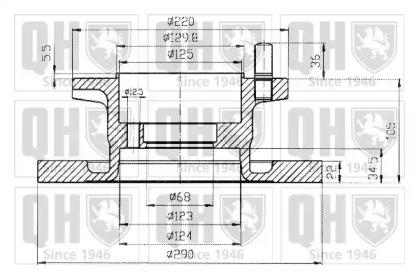 Quinton Hazell BDC4759 Brake disc