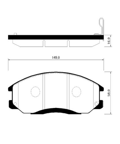 HSB HP0014 Brake pads