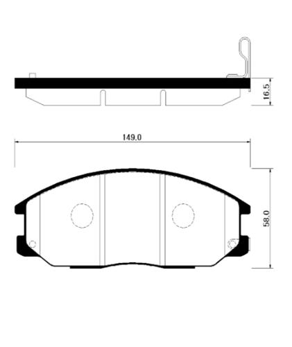 HSB HP0015 Колодки гальмівні HSB HP0015 Колодки гальмівні