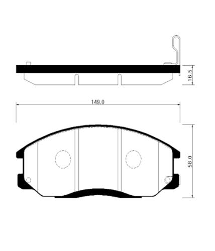 HSB HP0024 Колодки гальмівні HSB HP0024 Колодки гальмівні