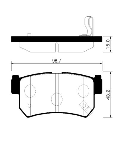 HSB HP4002 Brake pads