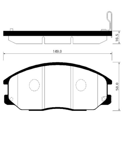 HSB HP4007 Brake pads HSB HP4007 Brake pads