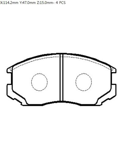 HSB HP5013 Brake pads