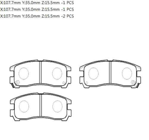 HSB HP5051 Brake pads HSB HP5051 Brake pads