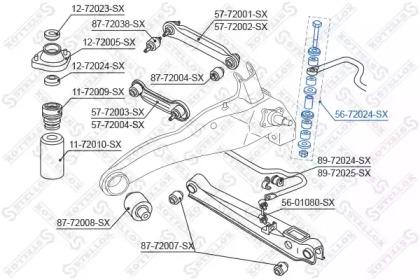 Stellox 56-72024-SX Link stabilizer
