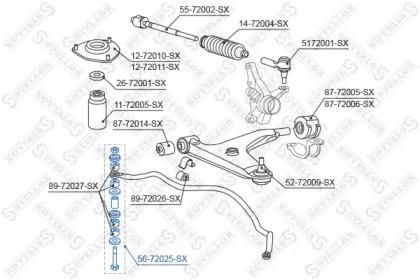 Stellox 56-72025-SX Link stabilizer Stellox 56-72025-SX Link stabilizer