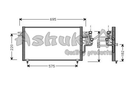 Ashuki C559-18 Випаровувач кондиціонера Ashuki C559-18 Випаровувач кондиціонера