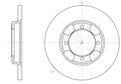 Woking D6388.00 Brake disc
