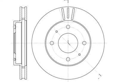 Woking D6394.11 Brake disc Woking D6394.11 Brake disc