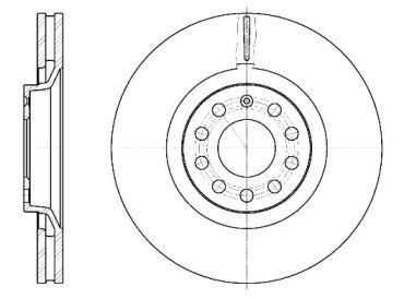 Woking D6730.10 Диск гальмівний