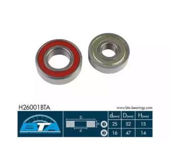 BTA H26001BTA Wheel bearing BTA H26001BTA Wheel bearing