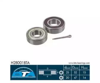 BTA H28001BTA Wheel bearing BTA H28001BTA Wheel bearing