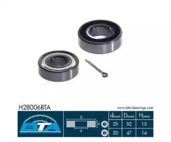 BTA H28006BTA Wheel bearing