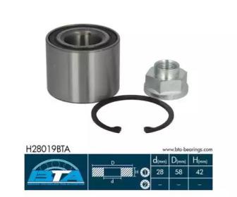 BTA H28019BTA Wheel bearing BTA H28019BTA Wheel bearing