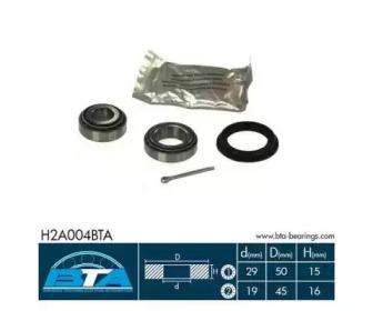BTA H2A004BTA Підшипник маточини колеса