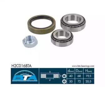 BTA H2C016BTA Wheel bearing BTA H2C016BTA Wheel bearing