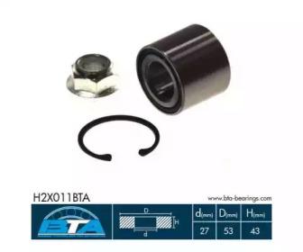 BTA H2X011BTA Wheel bearing