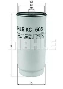 Mahle Original KC 505D Фільтр паливний Mahle Original KC 505D Фільтр паливний