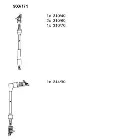 Bremi 300/171 Zuendkabel Bremi 300/171 Zuendkabel