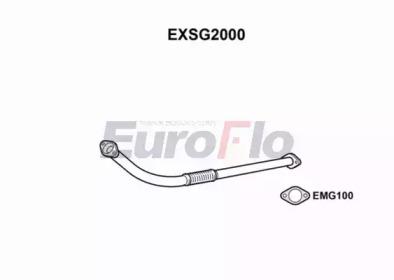 Euroflo EXSG2000 Випускна труба відпрацьованих газів Euroflo EXSG2000 Випускна труба відпрацьованих газів