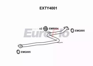 Euroflo EXTY4001 Exhaust pipe Euroflo EXTY4001 Exhaust pipe