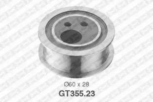 SNR GT355.23 Ролик натяжний ременя ГРМ