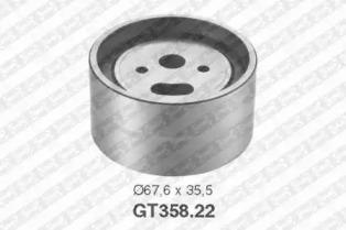 SNR GT358.22 Ролик натяжний ременя ГРМ SNR GT358.22 Ролик натяжний ременя ГРМ