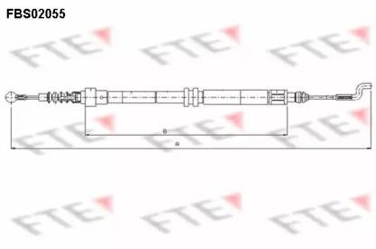 FTE FBS02055 Brake cable FTE FBS02055 Brake cable