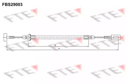 FTE FBS29003 Brake cable