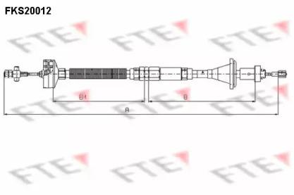 FTE FKS20012 Трос сцепления FTE FKS20012 Трос сцепления