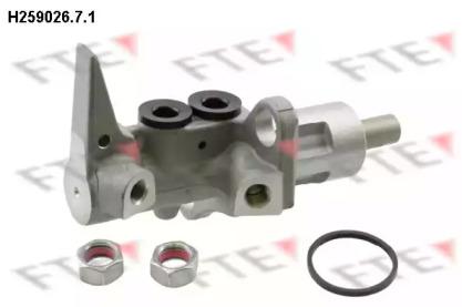 FTE H259026.7.1 Циліндр головний гальмівний FTE H259026.7.1 Циліндр головний гальмівний