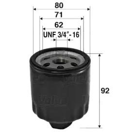 Valeo 586009 Oil filter