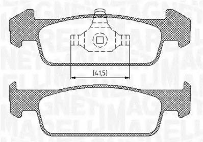 Magneti Marelli 363916060718 Brake pads Magneti Marelli 363916060718 Brake pads
