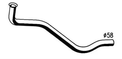 Magneti Marelli 391338015092 Exhaust pipe Magneti Marelli 391338015092 Exhaust pipe