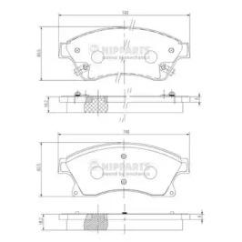 Nipparts N3600914 Brake pads