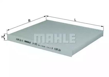 Mahle Original LA832 Фільтр салона Mahle Original LA832 Фільтр салона