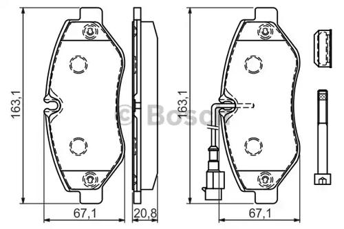 Bosch 0 986 494 334 Brake pads Bosch 0 986 494 334 Brake pads