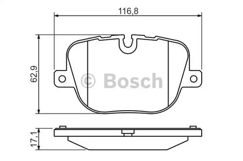 Bosch 0 986 494 409 Brake pads