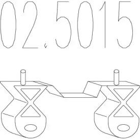 MTS 02.5015 Exhaust pipe support