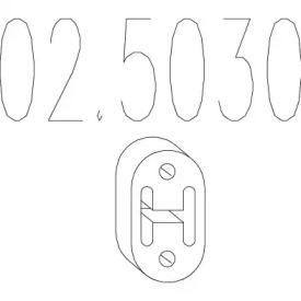 MTS 02.5030 Exhaust pipe support