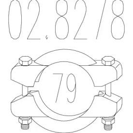 MTS 02.8278 Муфта системи випуску MTS 02.8278 Муфта системи випуску