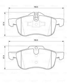 Bosch 0 986 424 758 Колодки гальмівні Bosch 0 986 424 758 Колодки гальмівні