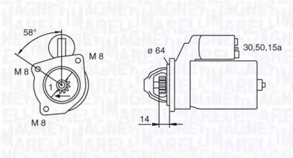Magneti Marelli 063223085010 Starter